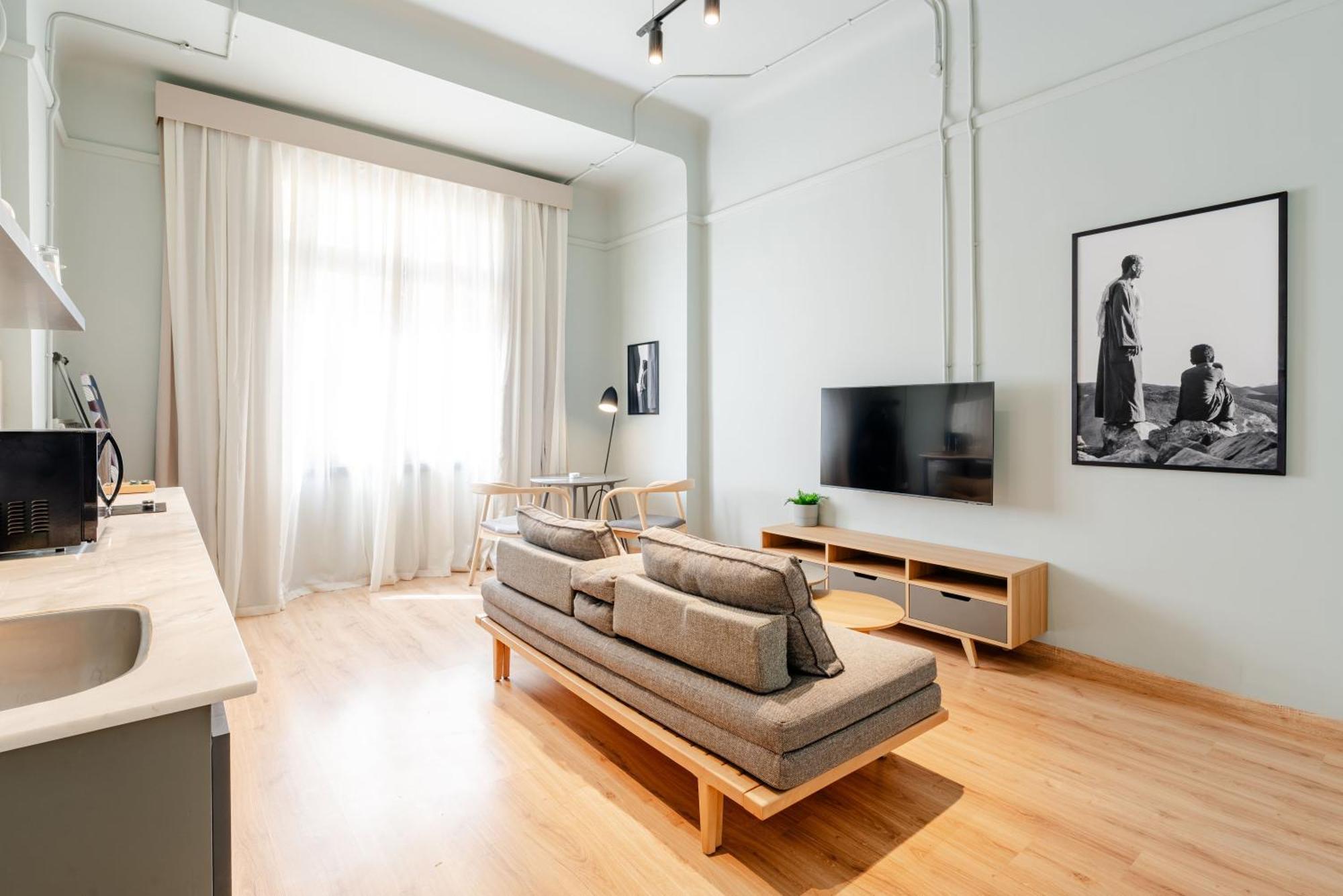 Grey L Studio Apartments Downtown Alexandria Menasce House Dış mekan fotoğraf