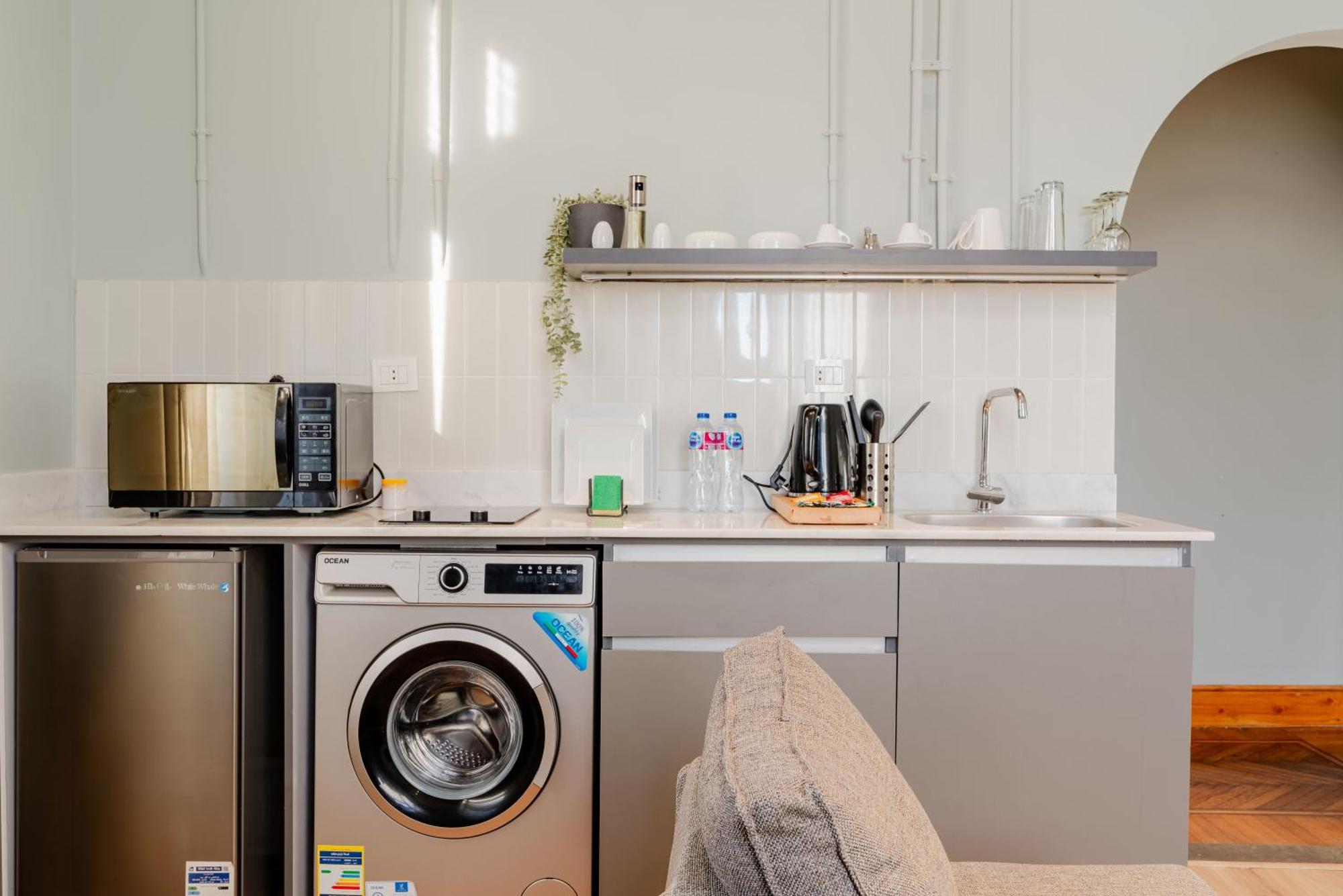 Grey L Studio Apartments Downtown Alexandria Menasce House Dış mekan fotoğraf