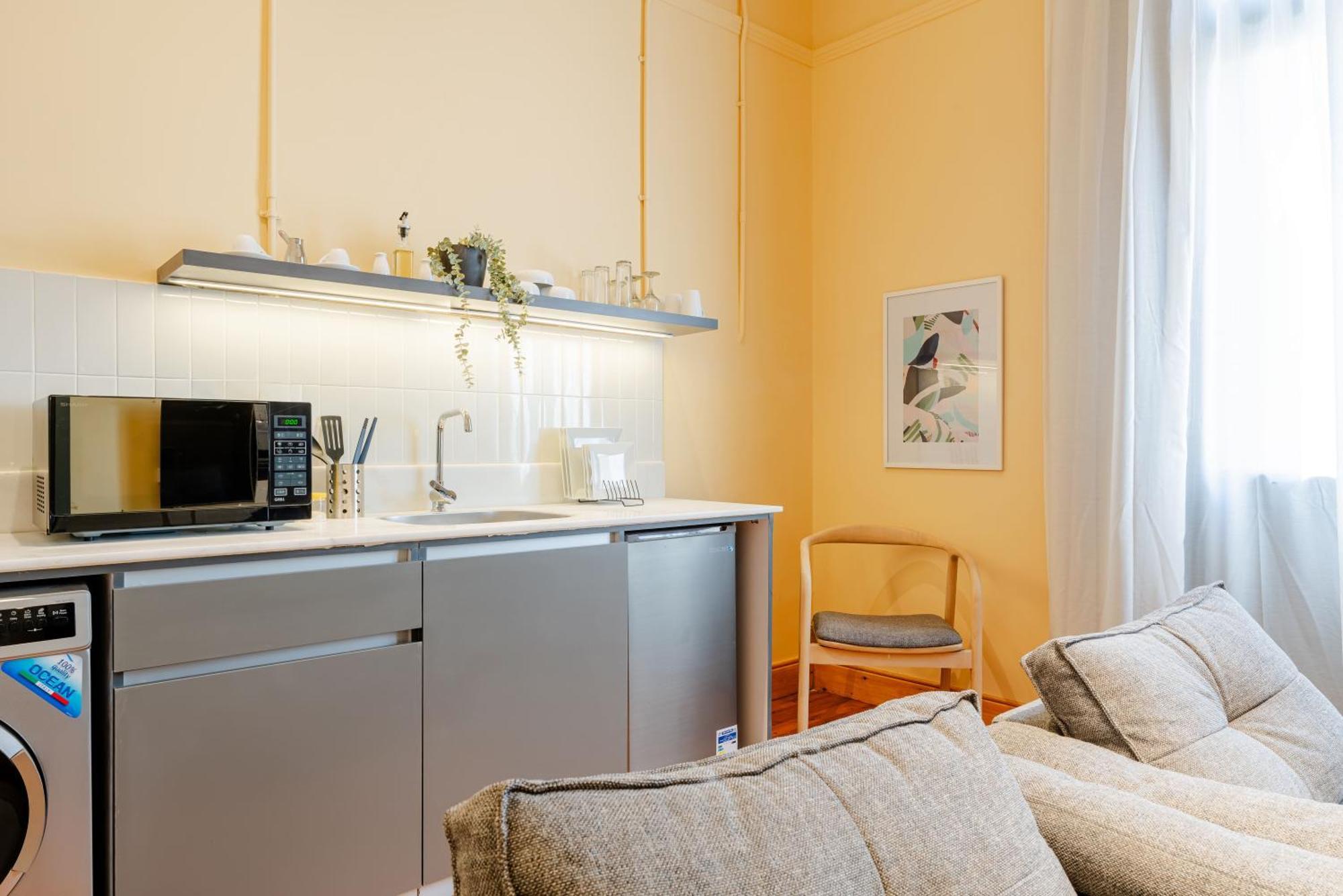 Grey L Studio Apartments Downtown Alexandria Menasce House Dış mekan fotoğraf